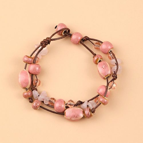 Bracelet céramique à perles - SHEIN - Modalova