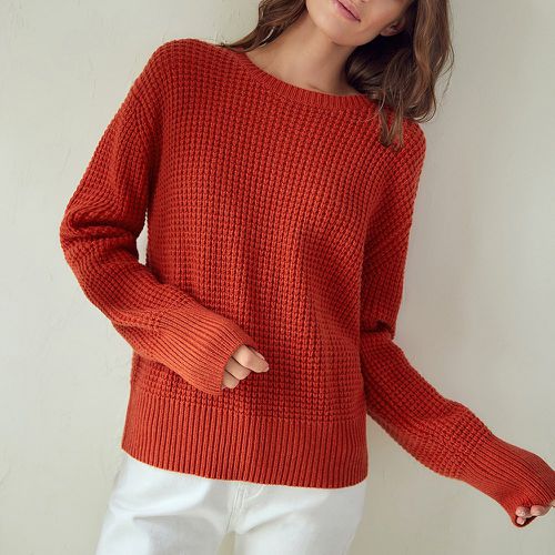 Pull en maille gaufrée - SHEIN - Modalova