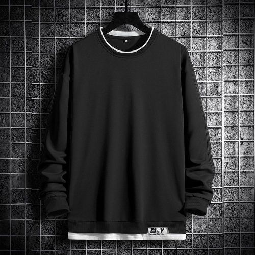 Homme Sweat-shirt à lettres 2 en 1 - SHEIN - Modalova