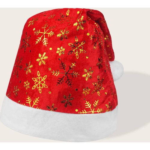 Chapeau Noël à imprimé flocon de neige - SHEIN - Modalova