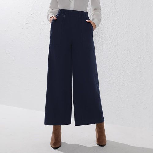 Pantalon ample à taille élastique à poche - SHEIN - Modalova