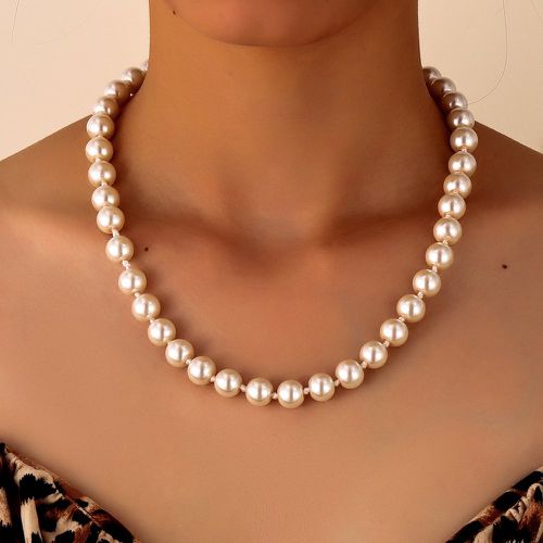 Collier avec fausses perles - SHEIN - Modalova