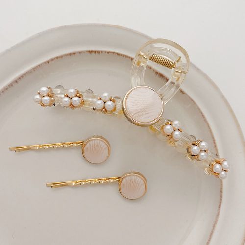 Pièces Set d'accessoires pour cheveux à fausse perle - SHEIN - Modalova