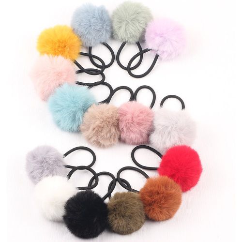 Pièces Élastique à cheveux à pompons - SHEIN - Modalova