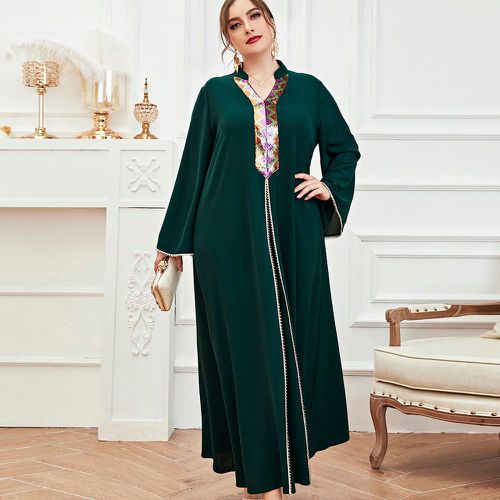 Robe tunique à paillettes à motif losange - SHEIN - Modalova