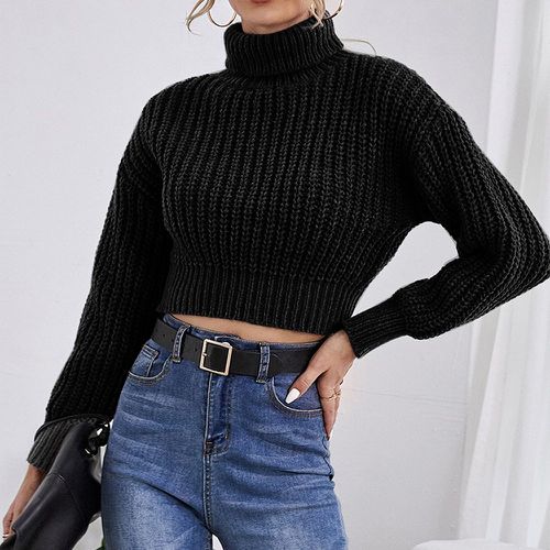 Pull Col Roule SHEIN pour Femme Modalova