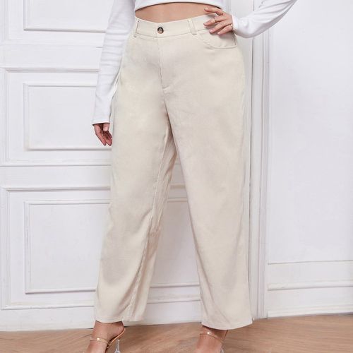 Pantalon taille haute poche - SHEIN - Modalova