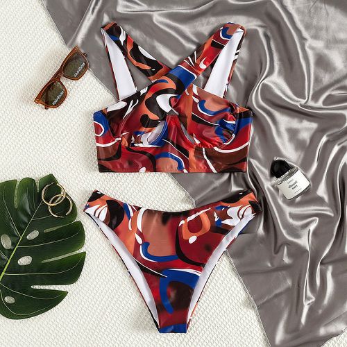 Bikini à armatures à imprimé - SHEIN - Modalova