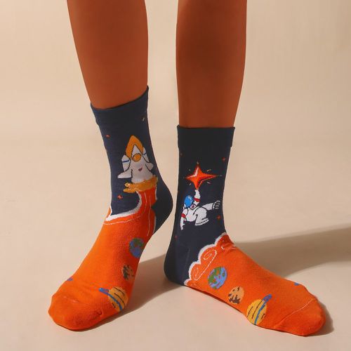 Chaussettes à motif astronaute - SHEIN - Modalova