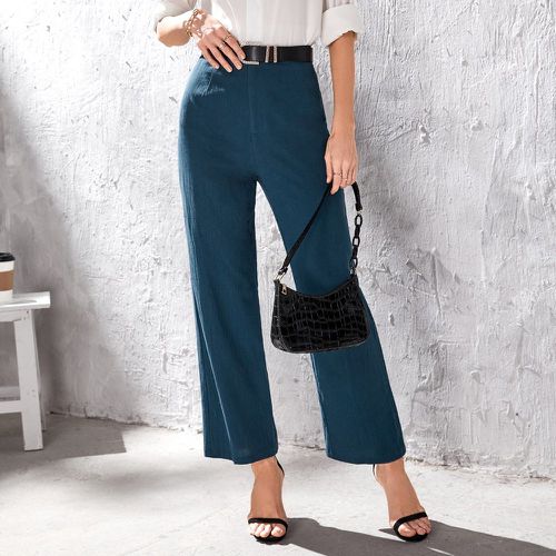 Pantalon droit taille haute - SHEIN - Modalova