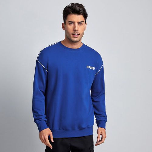 Homme Sweat-shirt à lettres - SHEIN - Modalova