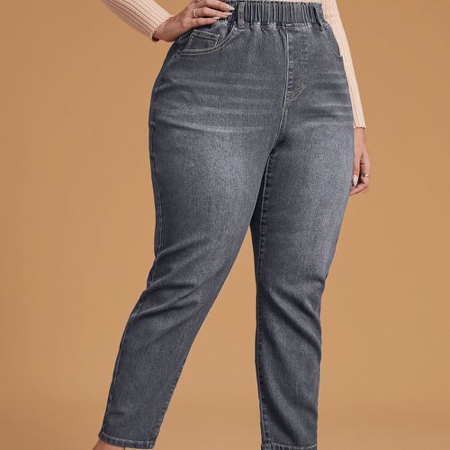 Jean taille élastique à poche - SHEIN - Modalova