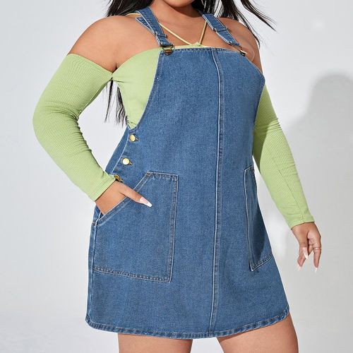 Robe salopette en jean à poche (sans top) - SHEIN - Modalova