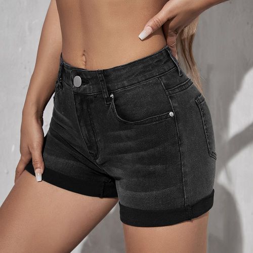 Short en jean ourlet roulé - SHEIN - Modalova