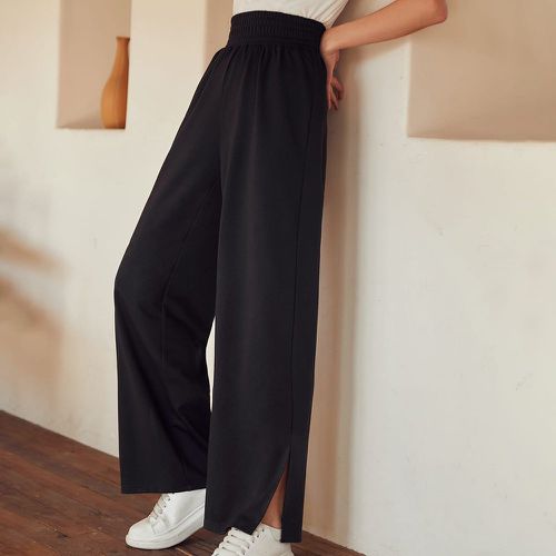 Pantalon de survêtement fendu à taille élastique - SHEIN - Modalova