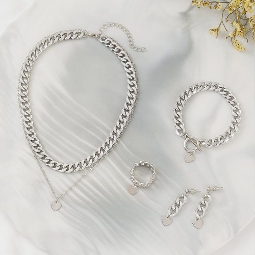 Pièces Set de bijoux à breloque cœur - SHEIN - Modalova