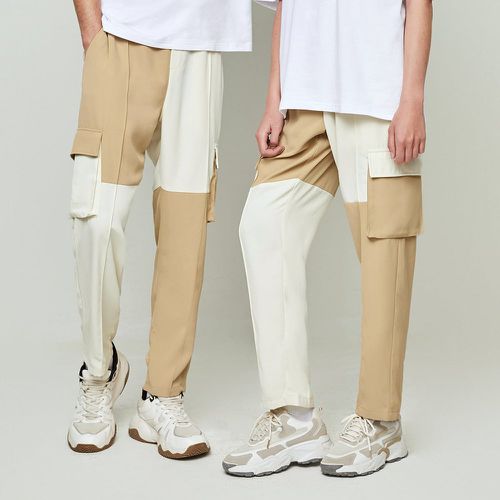 Pièce Pantalon à blocs de couleurs poche à rabat - SHEIN - Modalova