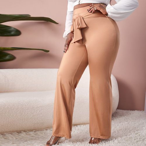 Pantalon ample à nœud - SHEIN - Modalova