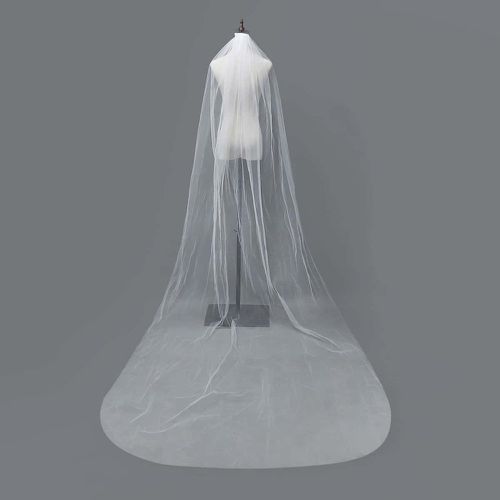 Voile minimaliste unicolore de mariée - SHEIN - Modalova