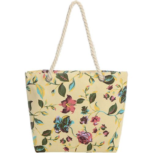 Sac fourre-tout fleuri graphique - SHEIN - Modalova