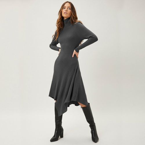 Robe pull en laine mélangée asymétrique - SHEIN - Modalova