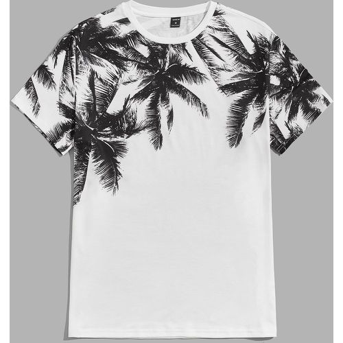 Homme T-shirt à imprimé tropical - SHEIN - Modalova