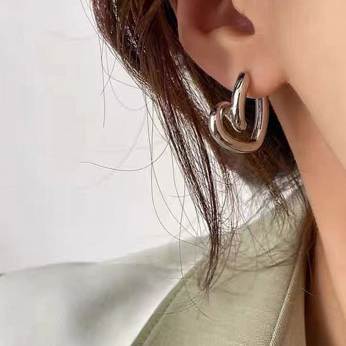 Clous d'oreilles spirale design cœur - SHEIN - Modalova