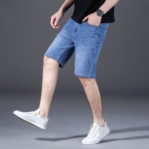 Homme Short en jean à poche - SHEIN - Modalova
