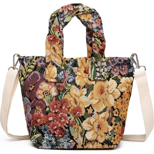 Sac seau avec motif fleur - SHEIN - Modalova