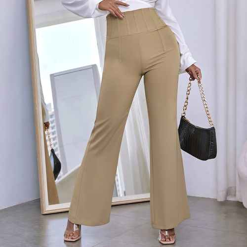 Pantalon taille haute unicolore - SHEIN - Modalova