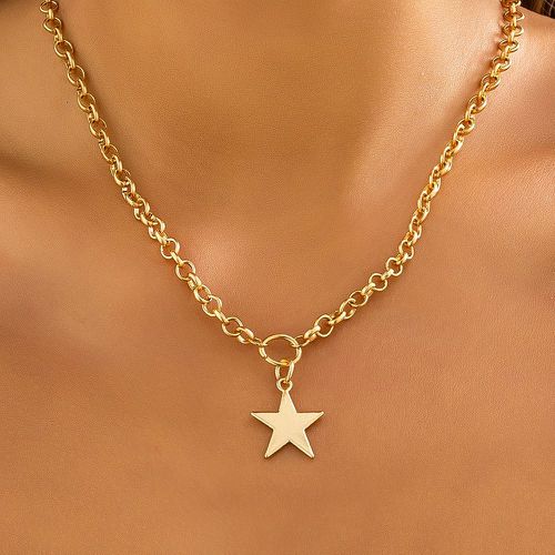 Collier avec pendentif étoile - SHEIN - Modalova