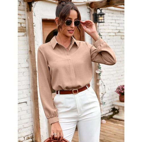 Blouse unicolore - SHEIN - Modalova