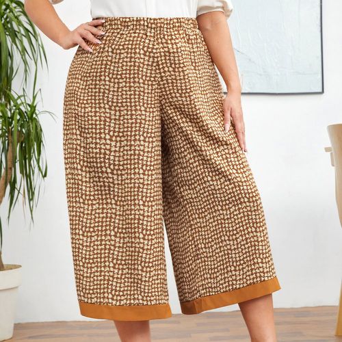 Pantalon ample à imprimé - SHEIN - Modalova