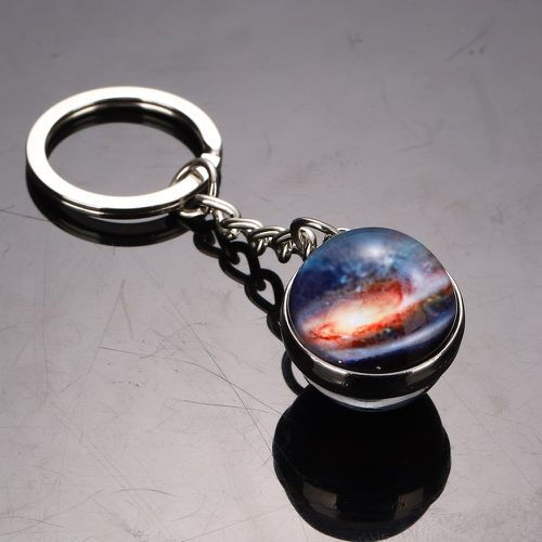 Porte-clés à motif galaxie boule breloque - SHEIN - Modalova