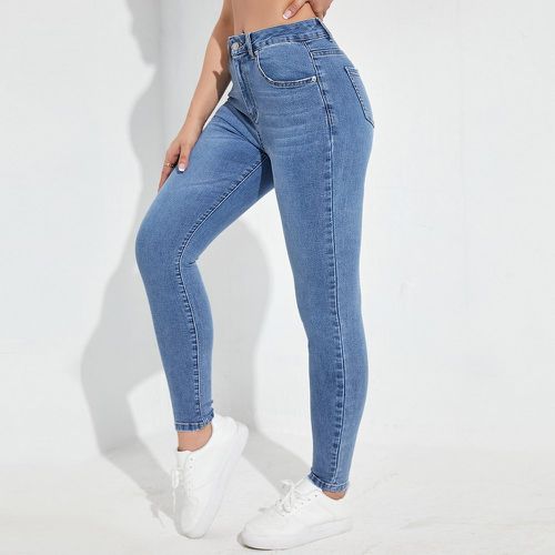 Jeans curve à poche - SHEIN - Modalova