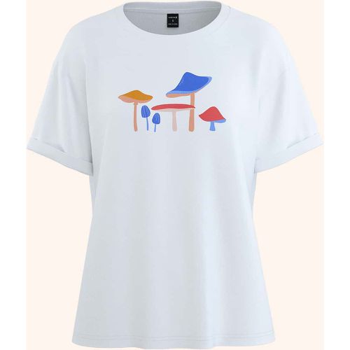 T-shirt à imprimé champignon manches pattes - SHEIN - Modalova