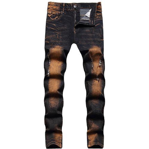 Homme Jean déchiré tie dye - SHEIN - Modalova