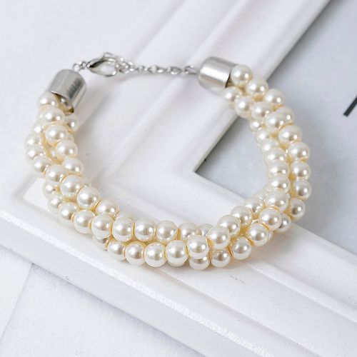 Bracelet multicouche avec fausses perles - SHEIN - Modalova