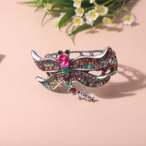 Bracelet à strass à détail de libellule ajouré - SHEIN - Modalova