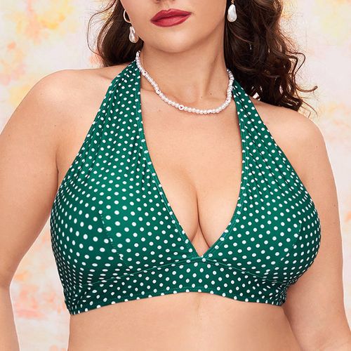 Haut de bikini à pois - SHEIN - Modalova