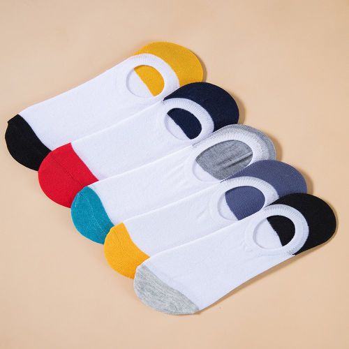 Paires Chaussettes à blocs de couleurs - SHEIN - Modalova