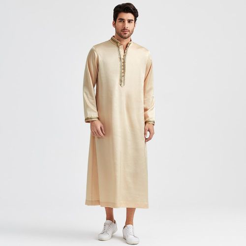 Kurta à bouton à détail de bande long - SHEIN - Modalova