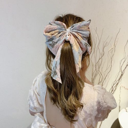 Épingle à cheveux à fausse perle et nœuds - SHEIN - Modalova