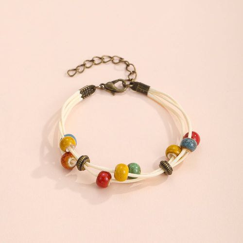 Bracelet multicouche céramique à perles - SHEIN - Modalova