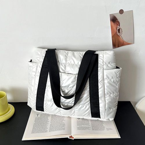 Sac fourre-tout d'épaule minimaliste en nylon grande capacité - SHEIN - Modalova