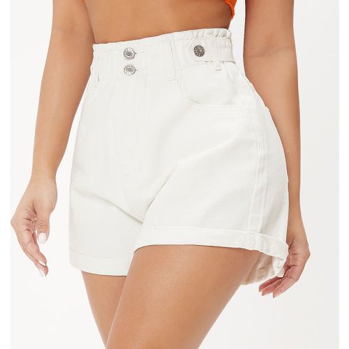 Short en jean taille haute ourlet roulé - SHEIN - Modalova