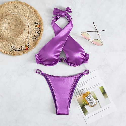 Bikini push-up croisé - SHEIN - Modalova