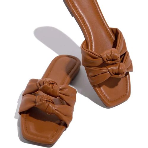 Sandales plates à nœud - SHEIN - Modalova