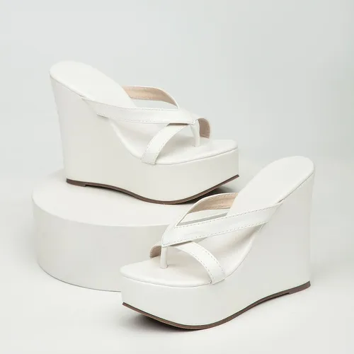 Sandales entre-doigt minimaliste compensé - SHEIN - Modalova