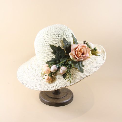 Chapeau de soleil à fleur - SHEIN - Modalova